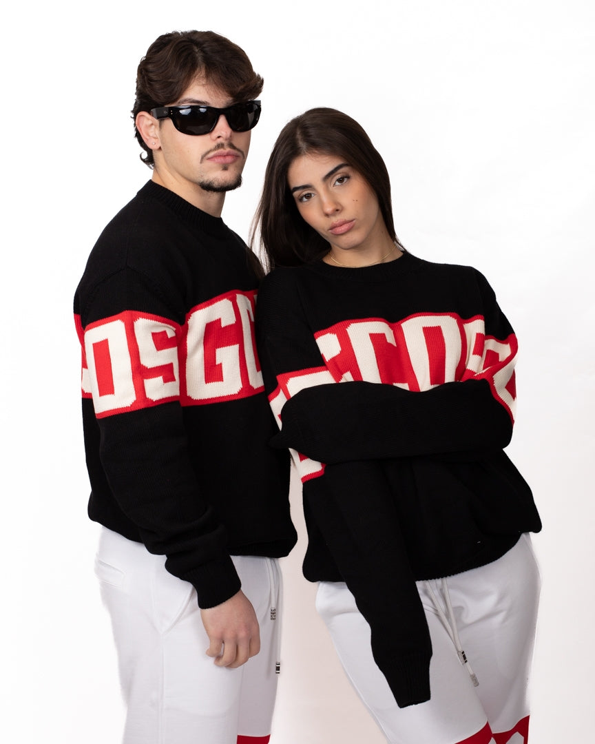 Maglia GCDS girocollo "Band logo"