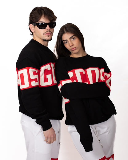 Maglia GCDS girocollo "Band logo"