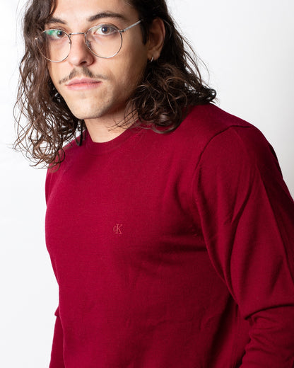 Maglia Calvin Klein classic fit in lana uomo