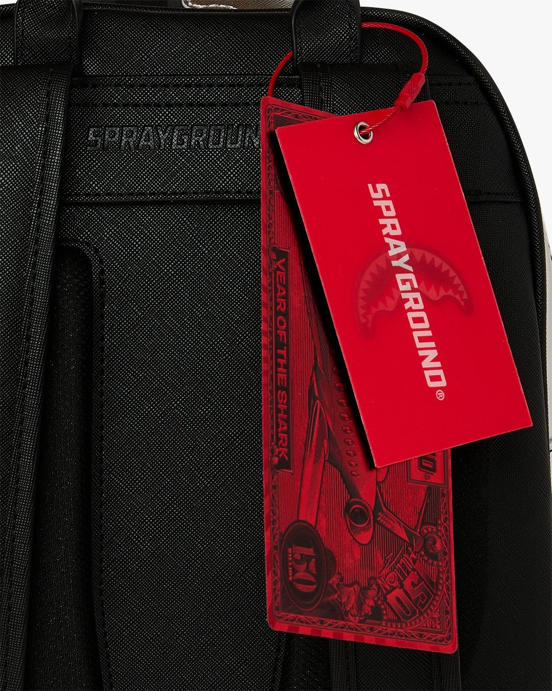 Zainetto Sprayground nero SILVER SIDE DRIP BLACK CHECK SAVAGE BACKPACK