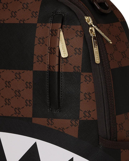 Zaino Sprayground marrone "Enlarged check paris backpack"