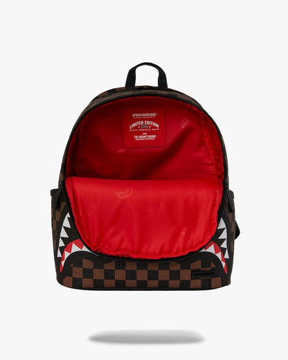 Zainetto Sprayground marrone "CHECK 2 EMBOSS SAVAGE BACKPACK"