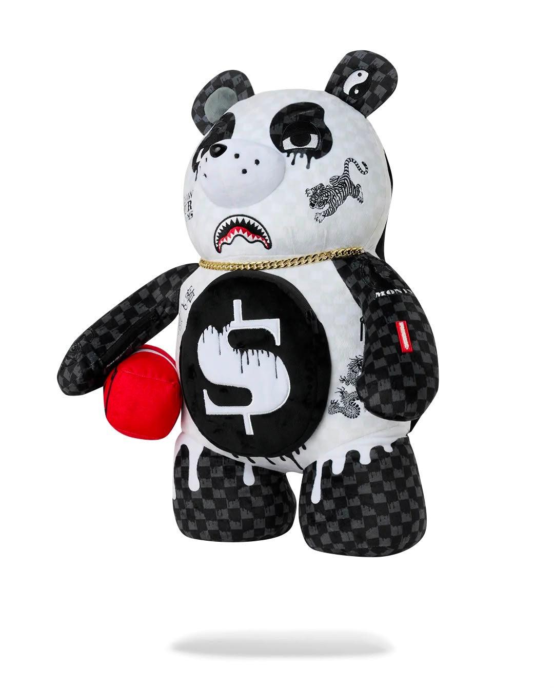Zaino Sprayground orsetto bianco DRIPPY PANDA MONEYBEAR BACKPACK
