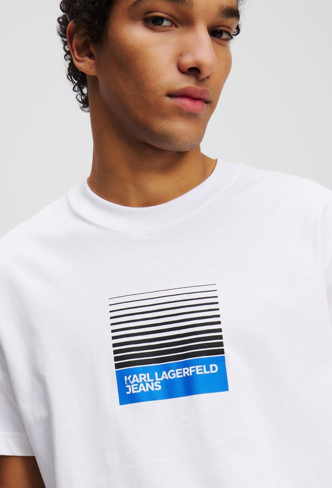 T-Shirt Karl Lagerfeld Jeans "Box Fade Logo" uomo
