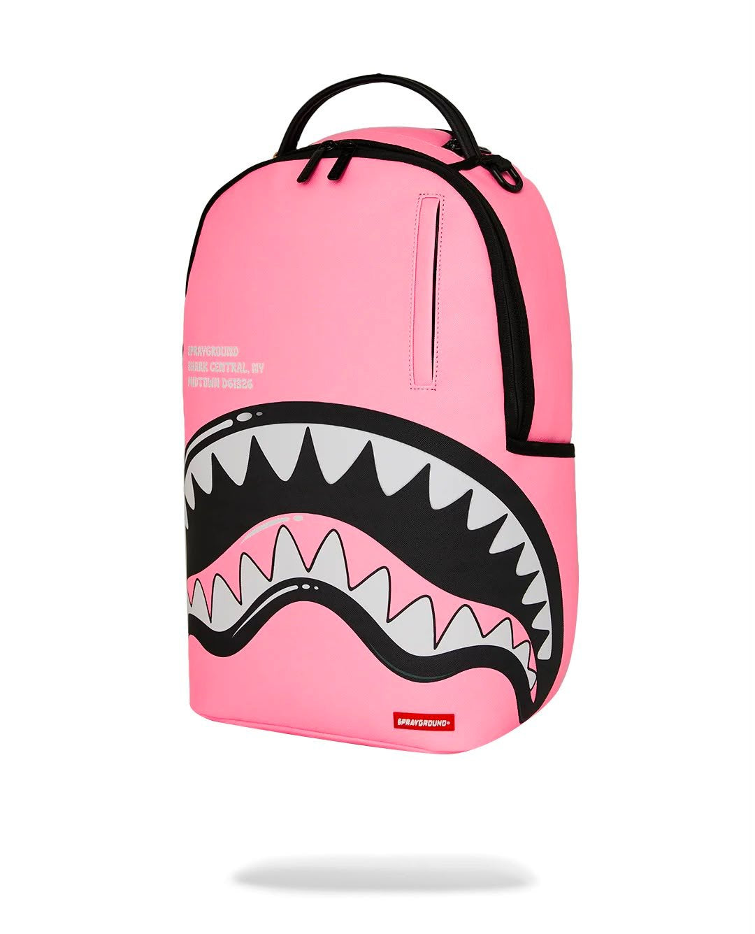 Zaino Sprayground fucsia SHARK CENTRAL PINK EMBROIDERED SHARK BACKPACK