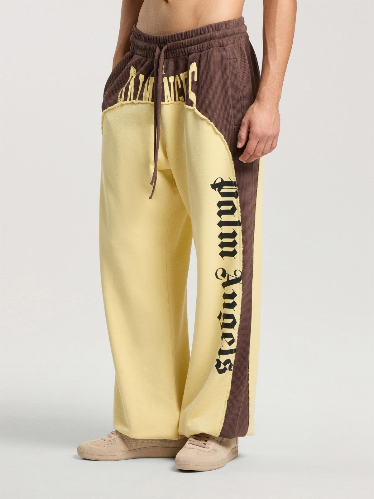 Pantalone Palm Angels in felpa "Vintage Logo" uomo