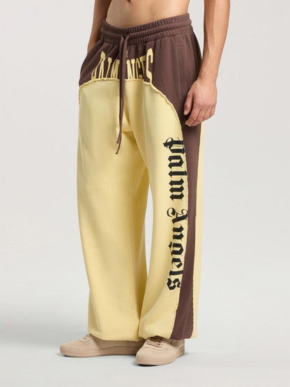 Pantalone Palm Angels in felpa "Vintage Logo" uomo