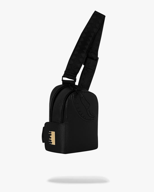 Tracolla Sprayground nero GOLD BRICK LUX BACKPACK SLING