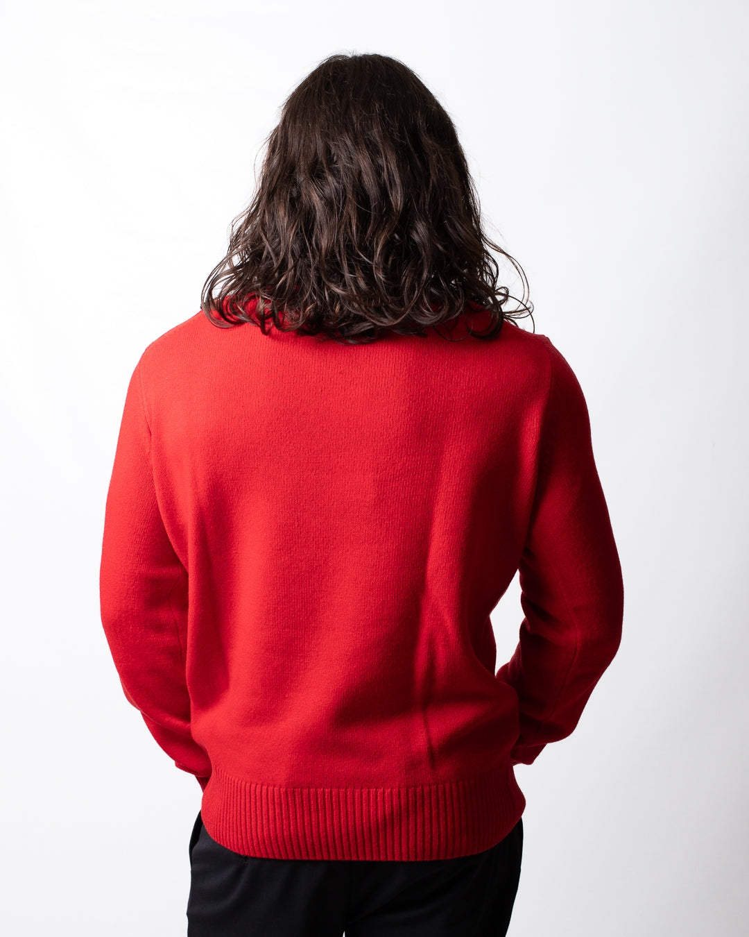 Maglia Lacoste girocollo in lana cardata