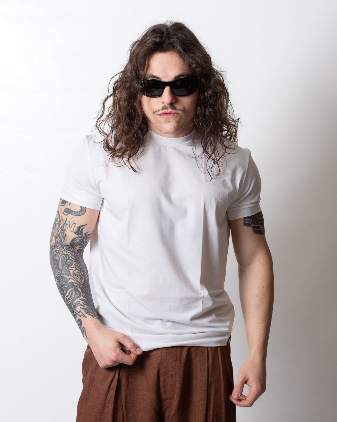 T-Shirt Dsquared2 con etichette logate uomo