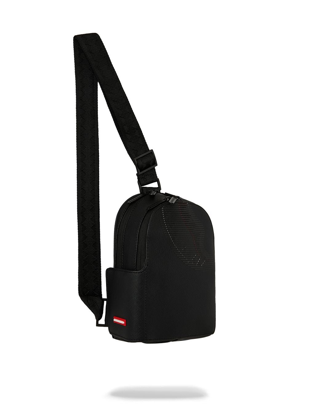 Tracolla Sprayground nero DISAPPEARING SHARK BACKPACK SLING 