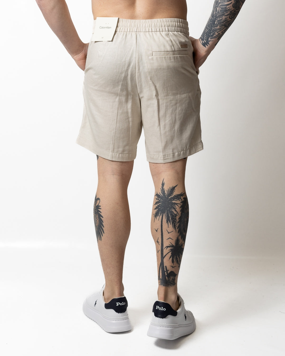 Short Calvin Klein "Straight Linen" uomo