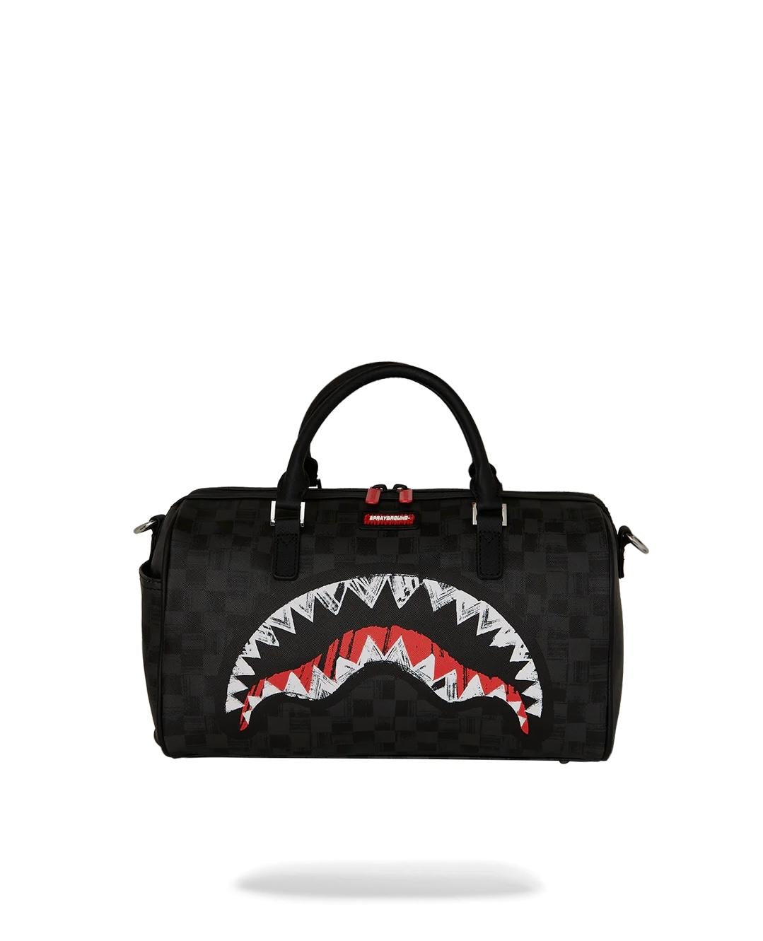 Borsa Sprayground nero "SCRIBBLE SHARK MINI DUFFLE"