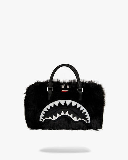 Borsa Sprayground nero "FUR CRAY BLACK MINI DUFFLE"