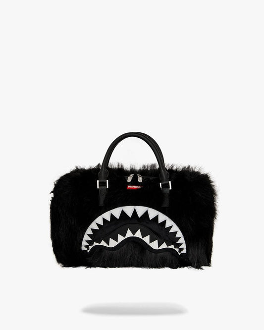 Borsa Sprayground nero "FUR CRAY BLACK MINI DUFFLE"
