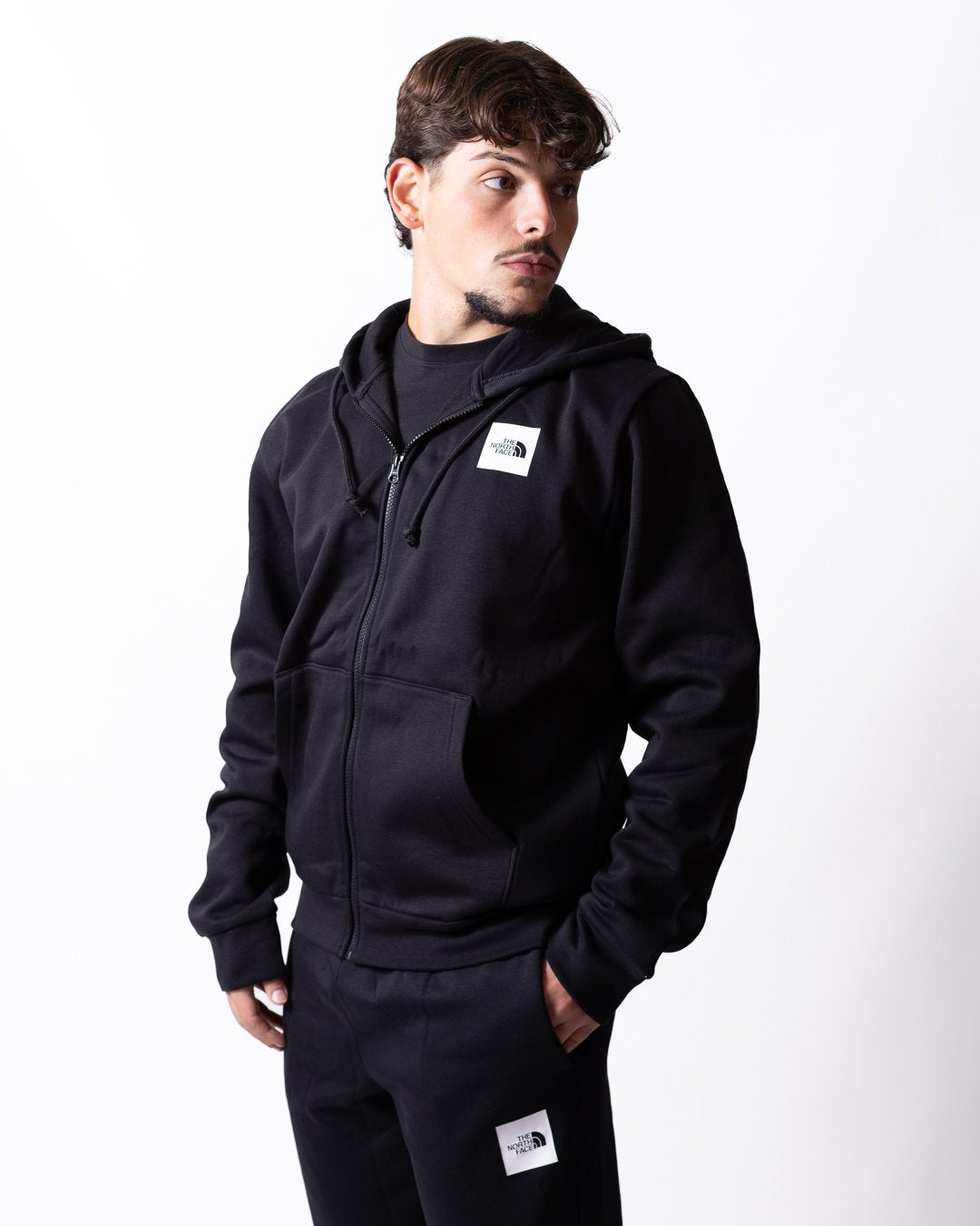Felpa The North Face con cappuccio e logo stampato