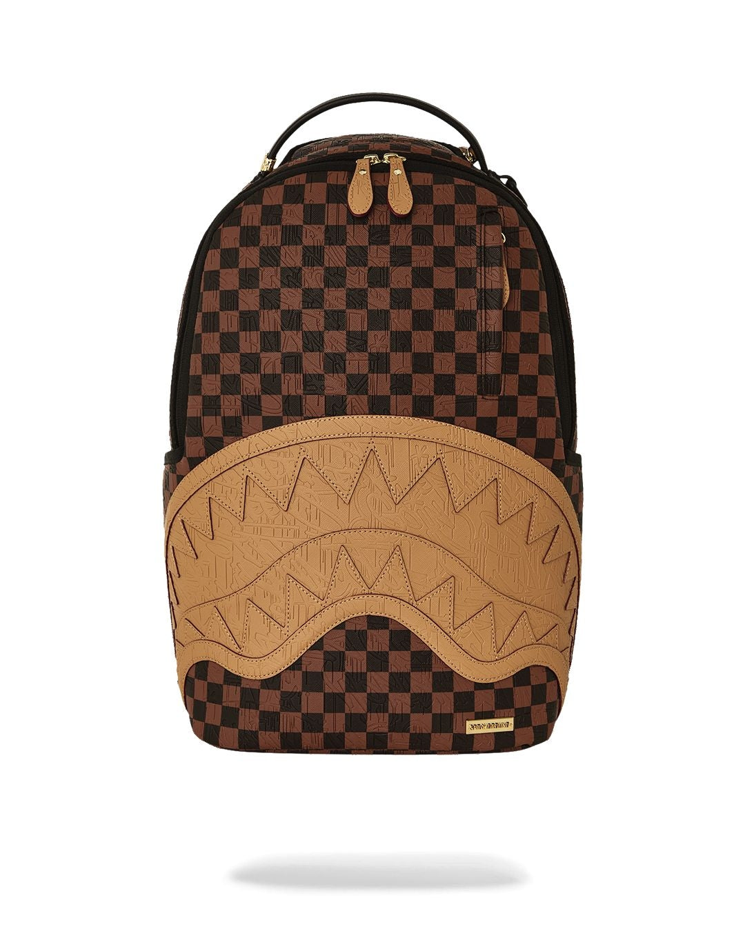 Zaino Sprayground marrone EMBOSSED CHECK BROWN BACKPACK