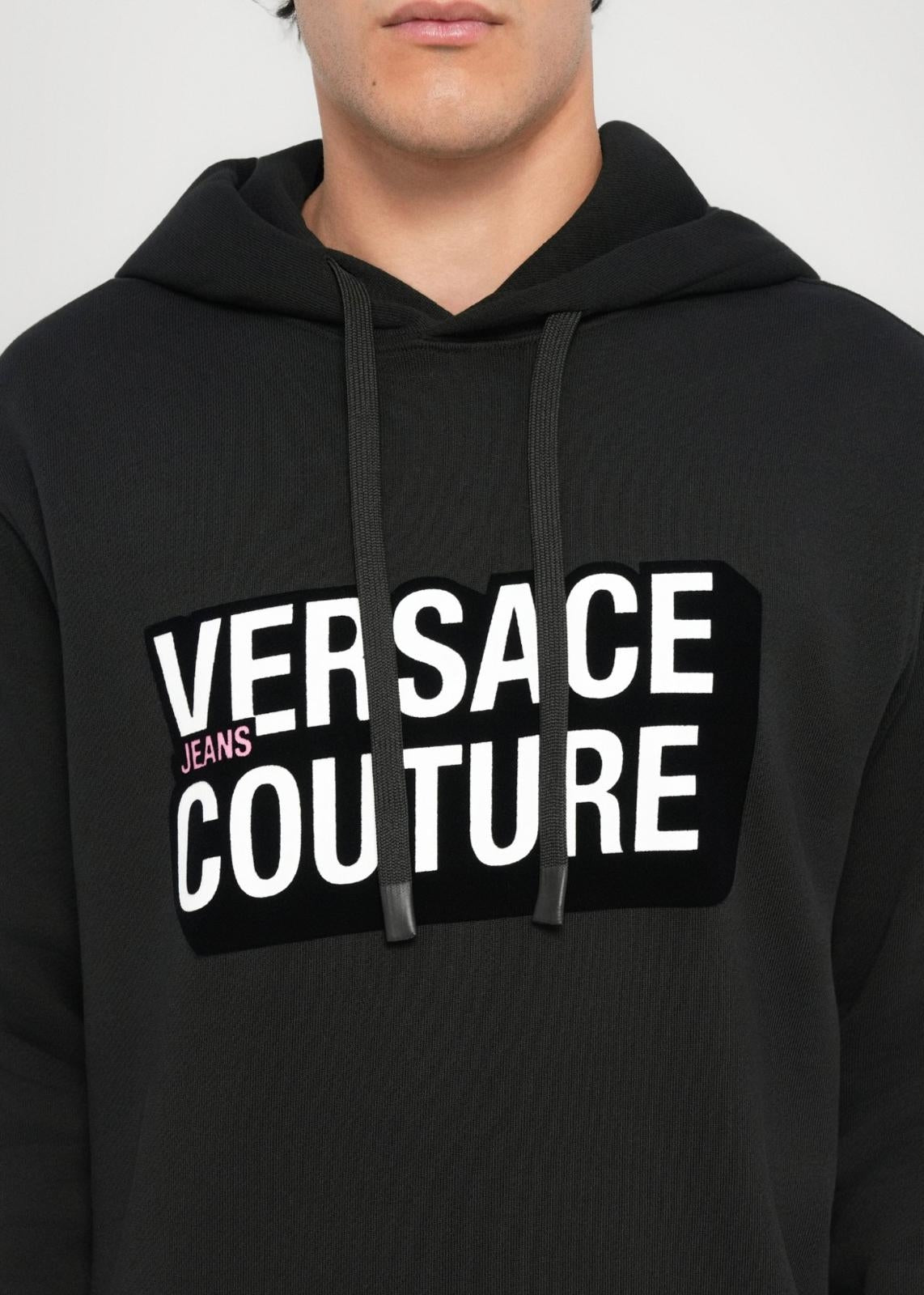 Felpa Versace Jeans Couture "Fleece Logo Square" uomo