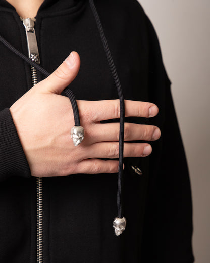 Felpa John Richmond fullzip con cappuccio "Piercing" uomo