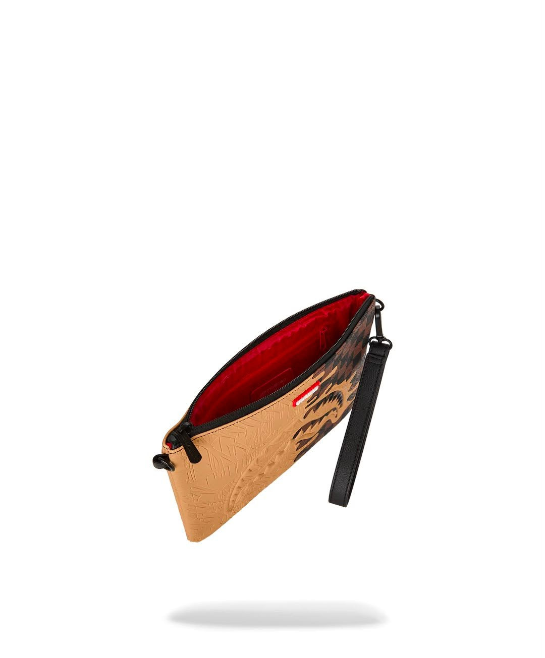Pochette Sprayground marrone HENNY MELT CROSSOVER CLUTCH con tracolla