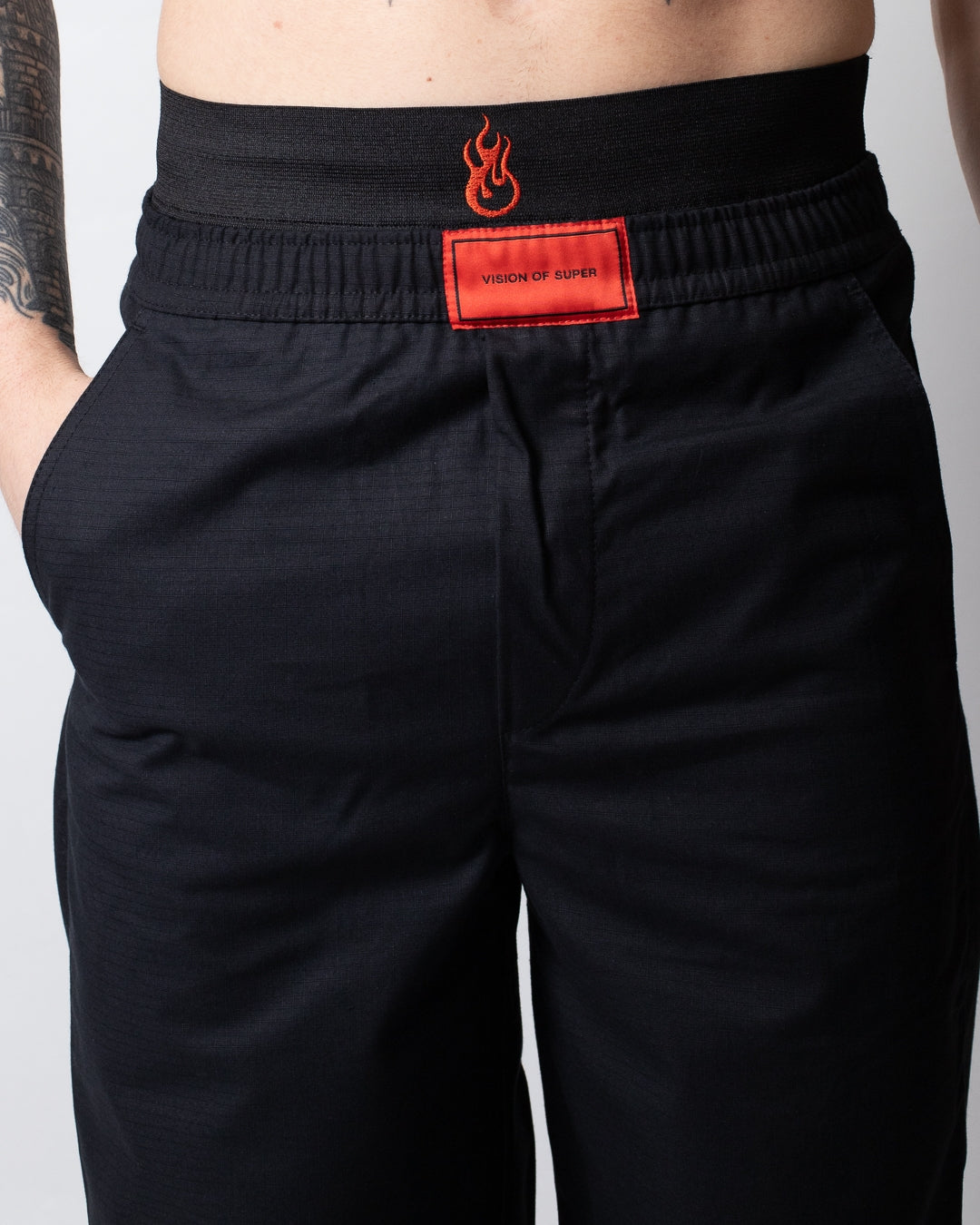 Pantalone Vision of Super con fascia logata uomo