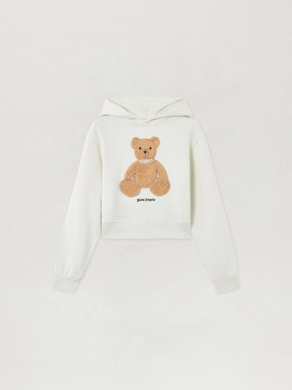 Felpa Palm Angels con cappuccio "Bear Fitted" donna