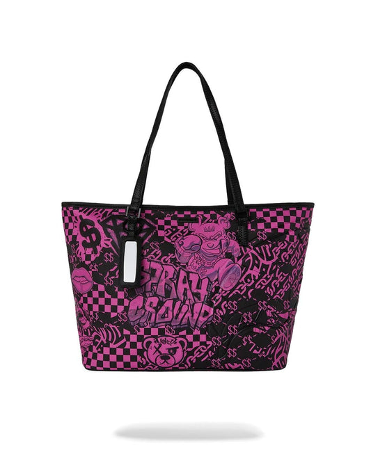 Borsa Sprayground rosa "ORGANZA SHARK TOTE"