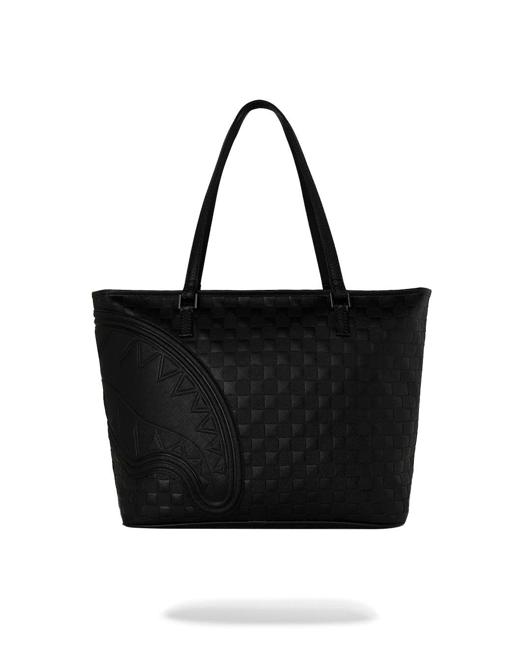 Borsa Sprayground nero RAISED CHECK TOTE