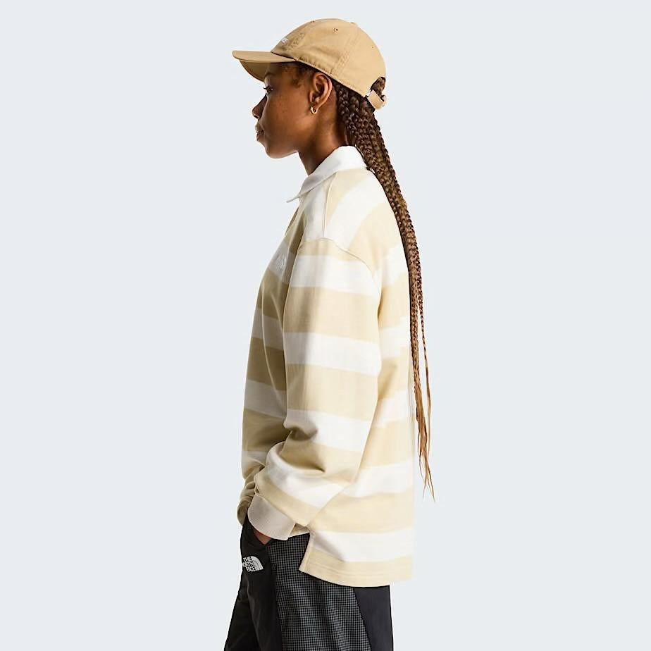 Polo The North Face in felpa a righe uomo