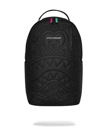 Zaino Sprayground nero INTERESTIING IDEA BACKPACK