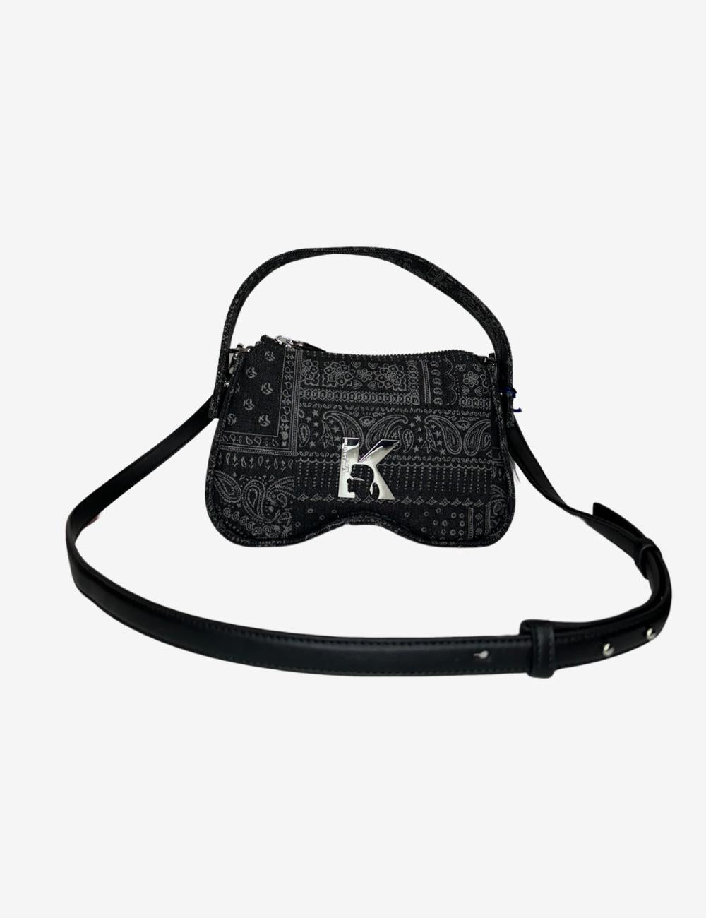 Borsa Karl Lagerfeld Jeans "Sunglasses" con grafica bandana donna