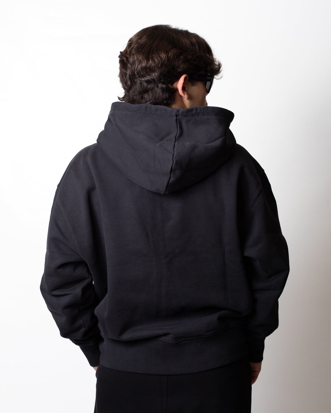 Felpa MSGM fullzip con logo signature ricamato