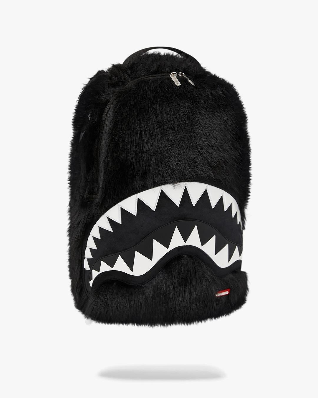 Zaino Sprayground nero "FUR CRAY BLACK BACKPACK"