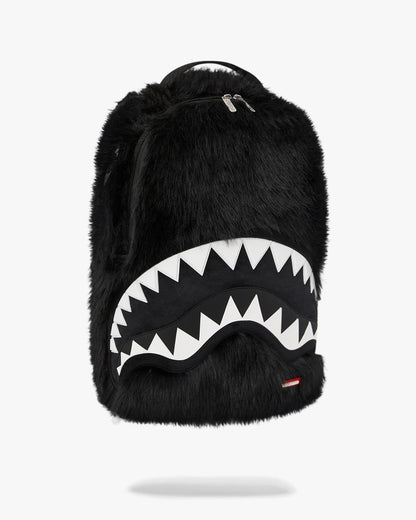 Zaino Sprayground nero "FUR CRAY BLACK BACKPACK"