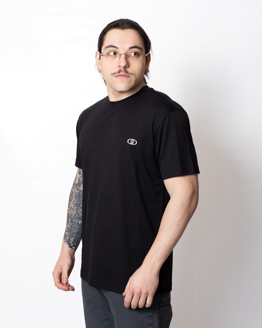 T-Shirt Liu Jo basic con logo uomo