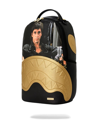 Zaino Sprayground nero SCARFACE GOLD EMBOSSED BACKPACK 