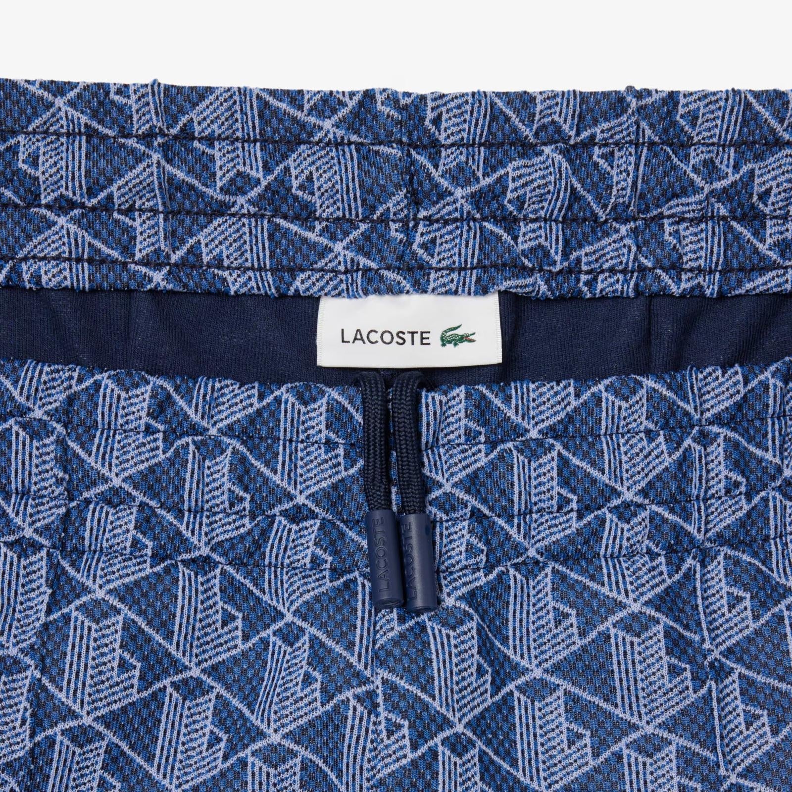 Pantalone Lacoste logato allover donna