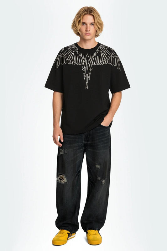 T-Shirt Marcelo Burlon con logo wings basic uomo