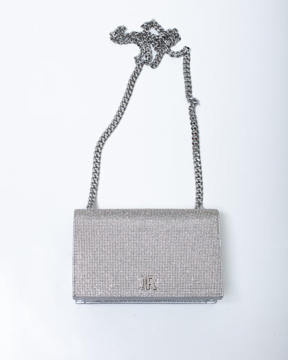 Borsa John Richmond con strass all-over donna