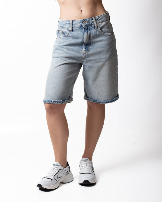 Bermuda Tommy Jeans in denim donna