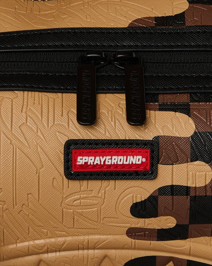 Borsa Sprayground marrone HENNY MELT MINI DUFFLE