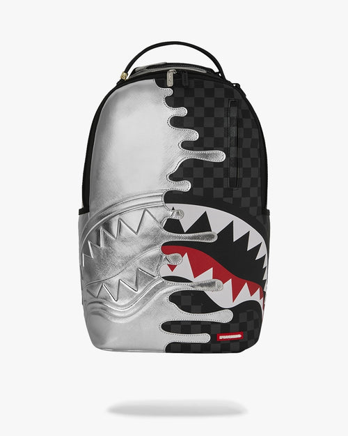 Zaino Sprayground nero SILVER SIDE DRIP BLACK CHECK DLXSV BACKPACK