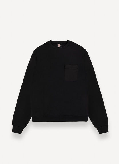 Felpa Colmar girocollo con tasca in nylon uomo