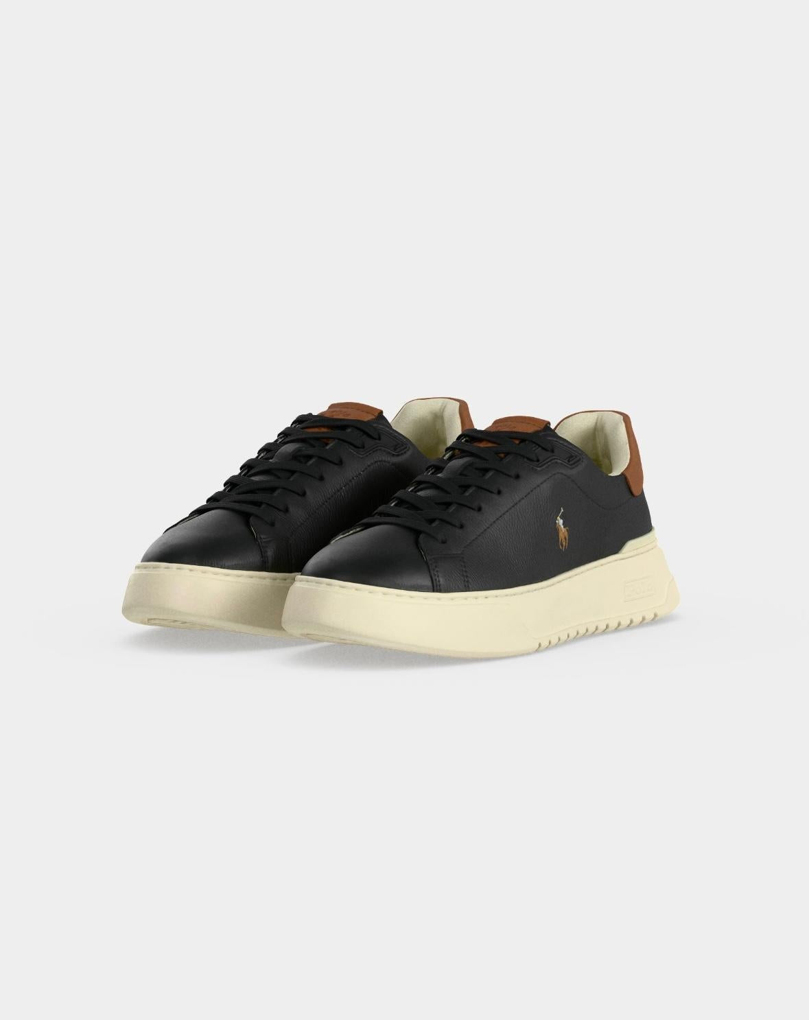 Sneakers Polo Ralph Lauren "Rlite Court Black" uomo