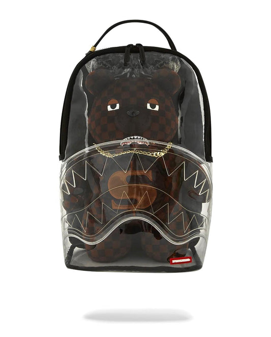 Zaino Sprayground trasparente Clear bear dlx backpack