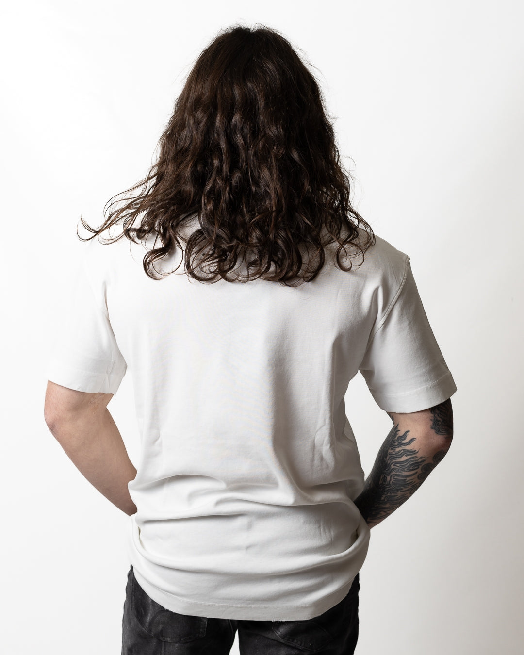 T-Shirt John Richmond logo patch uomo