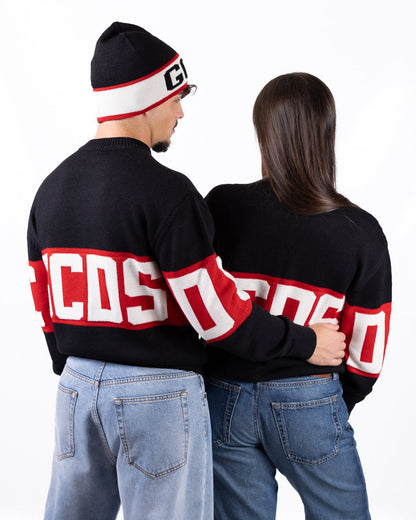 Maglia GCDS in misto lana "Band Logo"