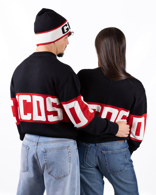 Maglia GCDS in misto lana "Band Logo"