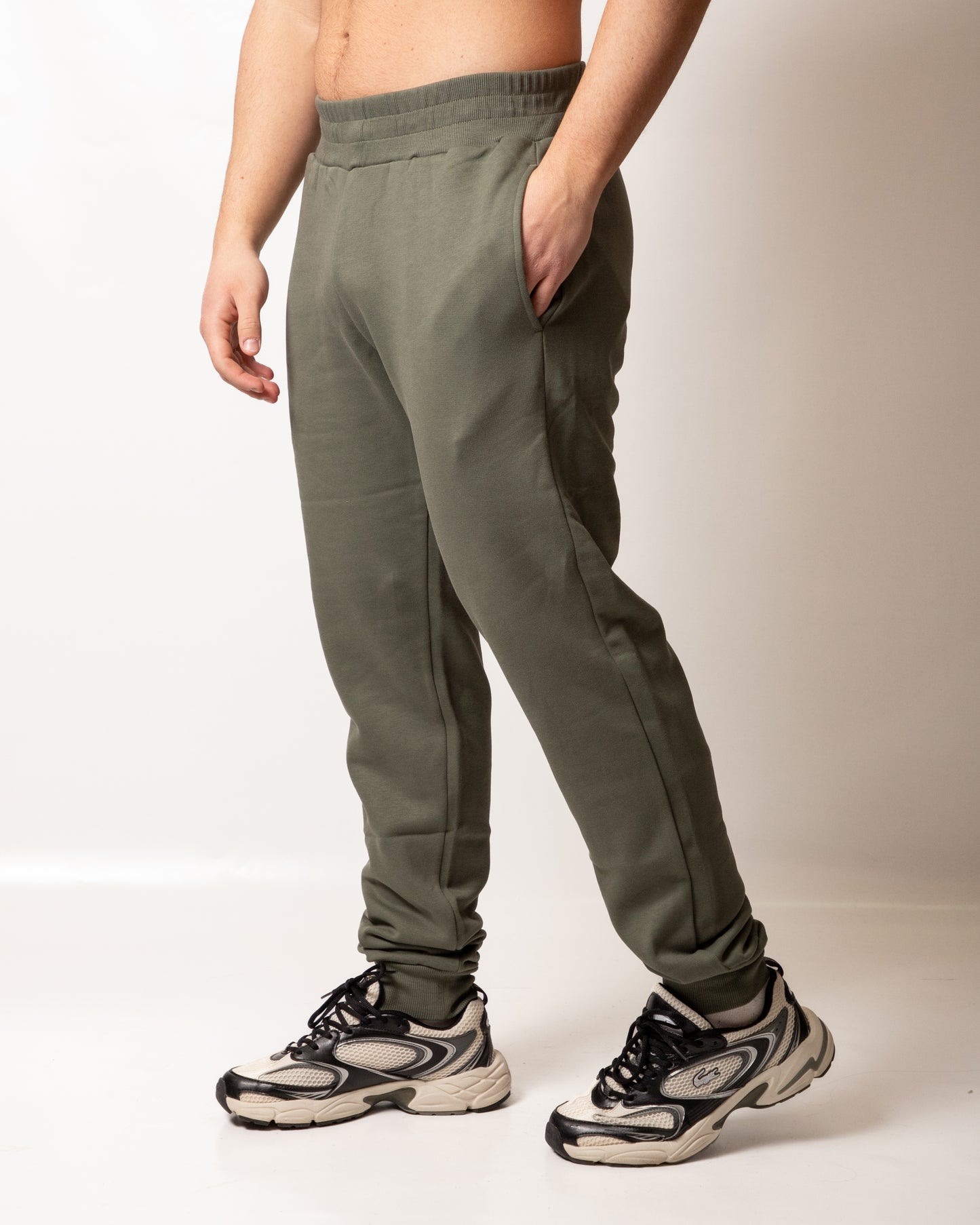 Pantalone Colmar in felpa con tasca in nylon uomo