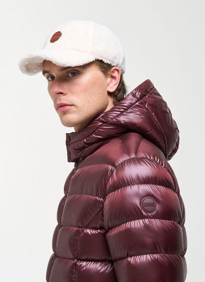 Piumino Colmar lucido con cappuccio staccabile uomo